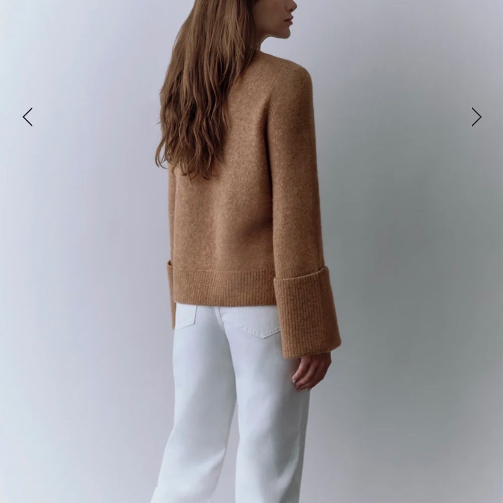 Cuyana Alpaca wool blend crewneck sweater - Picture 3 of 7